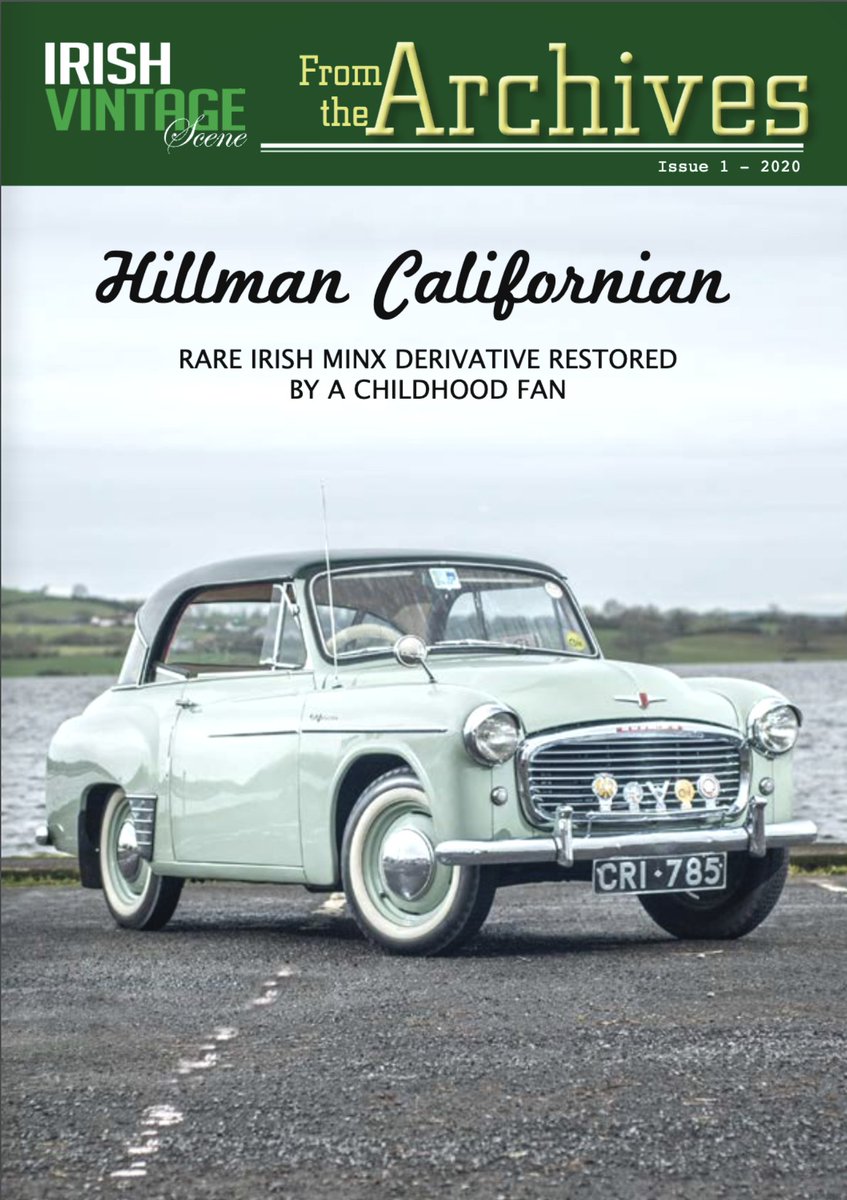 Fancy a free fix of #IrishVintageScene magazine? Click the below link to sign up to our free 'From the Archives' digital magazine, which takes a regular look back at some of our favourite past features and show reports! irishvintagescene.ie/online-newslet…