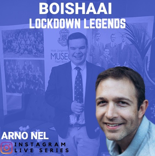 Join <a href="/PeterPentz1/">Peter Pentz</a> tonight live on our Instagram page as he starts a series interviewing Boishaai legends.

Tonight's guest is Arno Nel - Chairman of the Paarl Boys’ High Old Boys’ Union

Follow us here: instagram.com/boishaaioldboi…