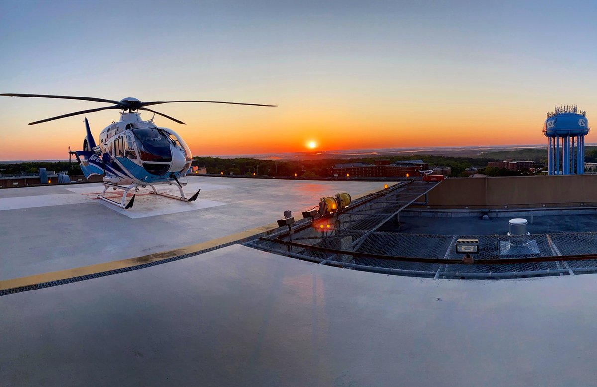 Tarheel Four at first light.

#myemsday #pilot #nurse #paramedic #emt #airbus135 #airambulance #targram #tarheels