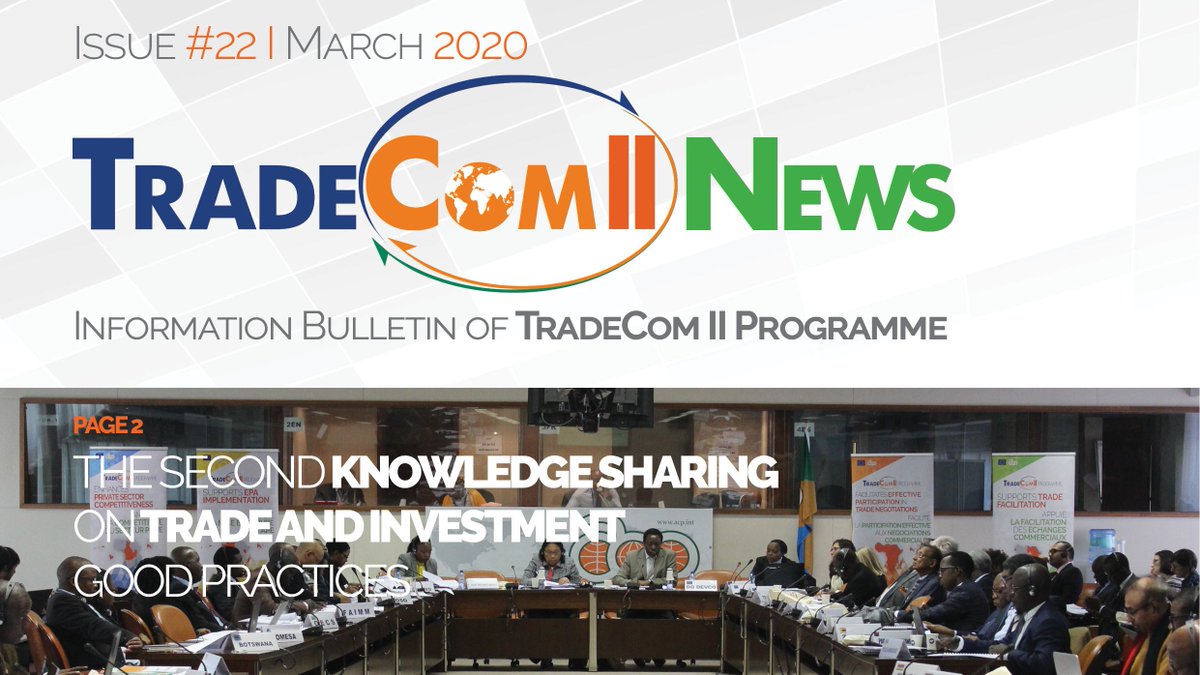 TradeCom_2's tweet photo. The 22th issue of the TCII newsletter is out ! check it out @ https://t.co/72TtvuDy47 #tradecapacity #acpeu https://t.co/vMrx4sNcLF