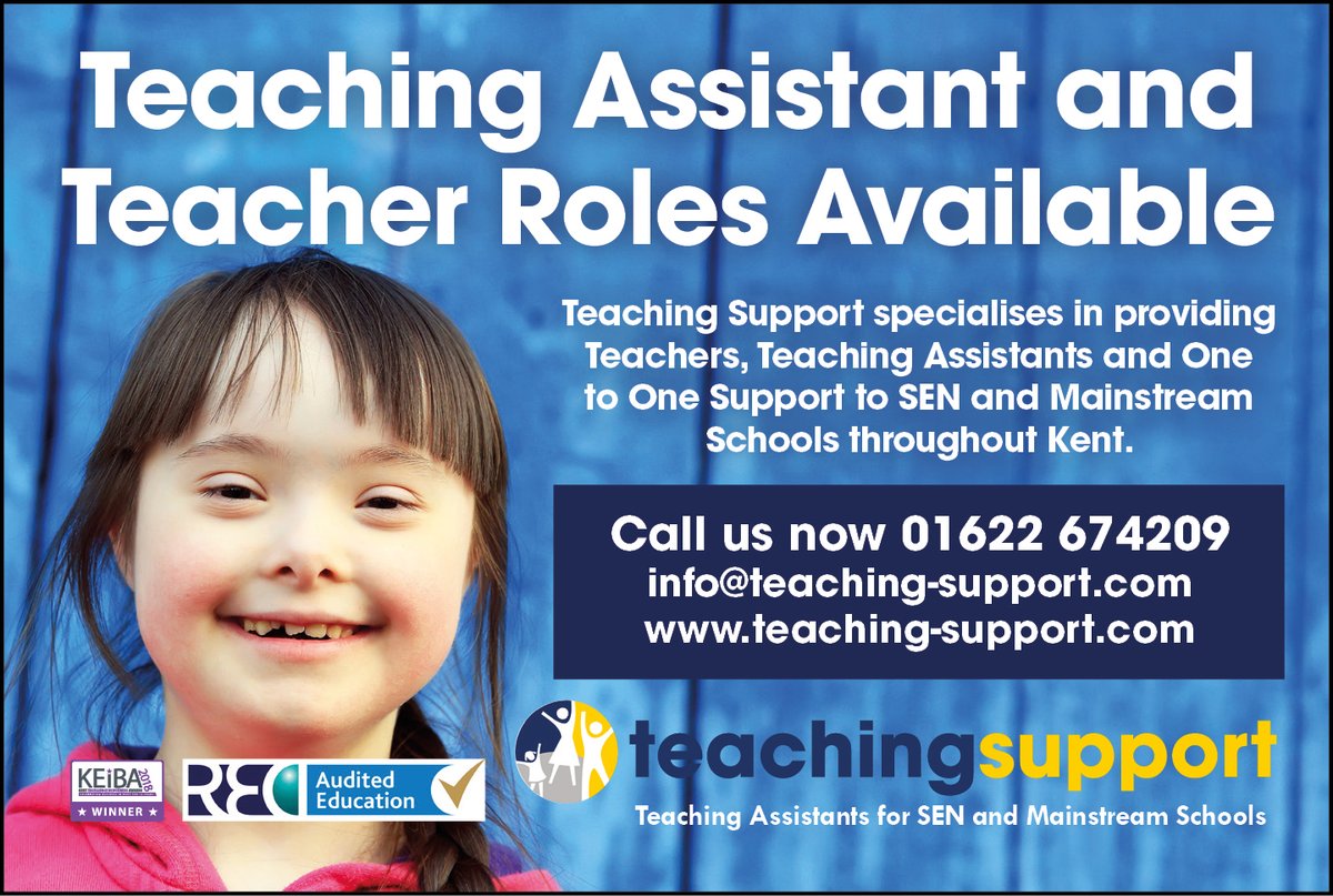 Pleased to welcome our newest advertiser to The Tonbridge Advertiser - Teaching Support <a href="/teachingsupport/">Teaching Support</a>