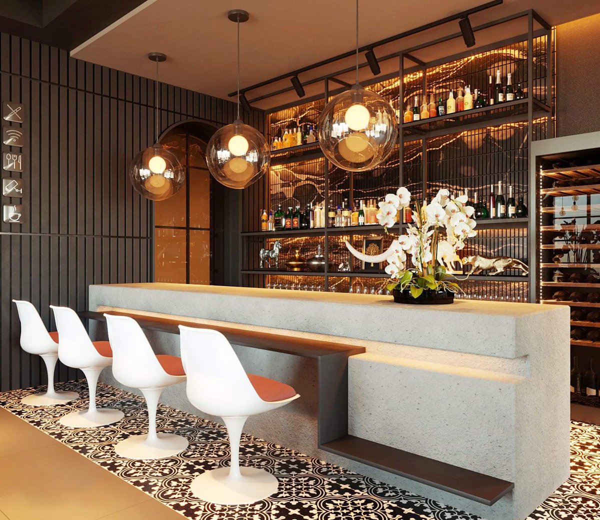IndiaLuxuryProp's tweet photo. Luxury restaurant 🍸redefined with a person touch. Designed by Proriat Hospitality #luxuryrestaurant #indialuxuryproperty #luxuryIndia https://t.co/LHvCalbrbw