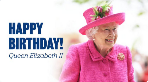 Wishing a very happy 94th birthday to Her Majesty The Queen!