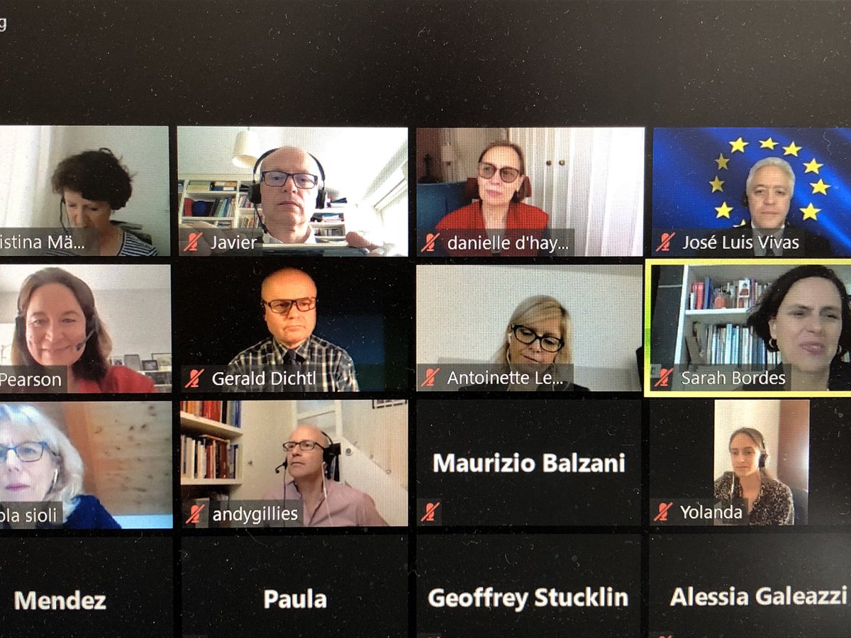 jhsaseta's tweet photo. A great experience this afternoon with universities &amp; students in a mock conference organised by @EUInterpreters. Thanks to the students, the trainers, the interpreters &amp; the #1nt training support team @CathyPe1971 https://t.co/Cpt057SRwm