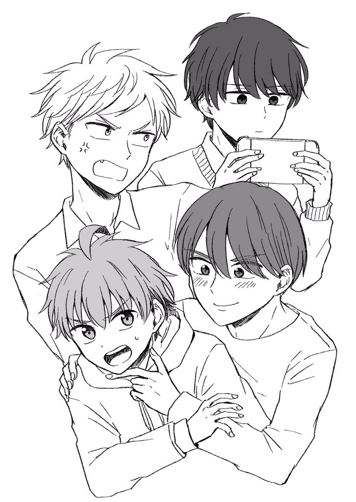 久々の四兄弟🍀 