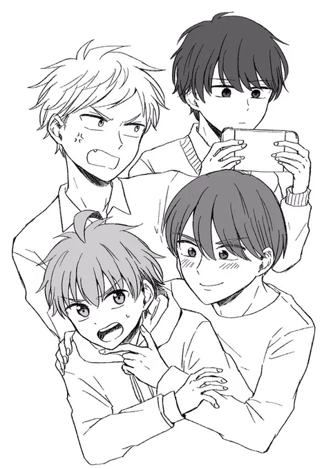 久々の四兄弟🍀 