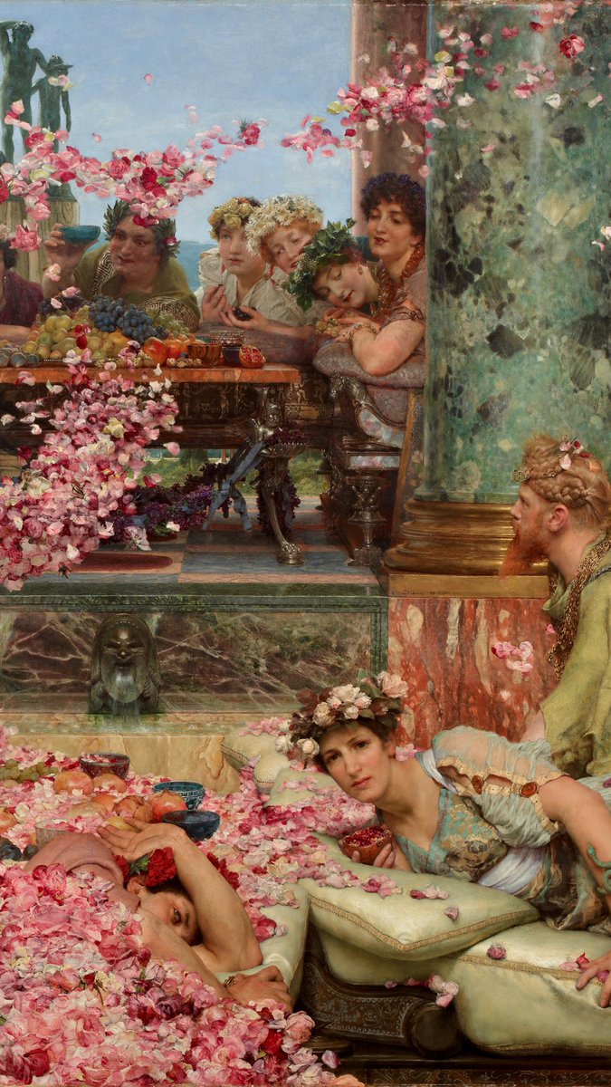 Lawrence Alma-Tadema 1 — The Finding of Moses 2 — A Favourite Custom3 — Silver Favourites 4 — The Roses of Heliogabalus