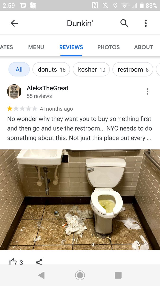 JoeHawthorne77's tweet image. Bolder still to put a picture of a NASTY toilet in review #pointcounterpoint