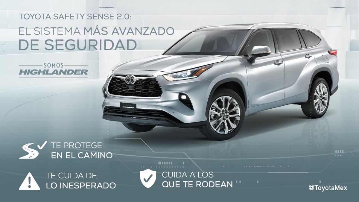 ToyotaMex's tweet photo. Nuestra misión es innovar para mover al mundo. Descubre todo sobre su seguridad aquí: https://t.co/fOxjIWoN8t #Mobility4All #SomosHighlander
#DíaDeLaCreatividad #DíaDeLaInnovación https://t.co/F6WRYaCBpe