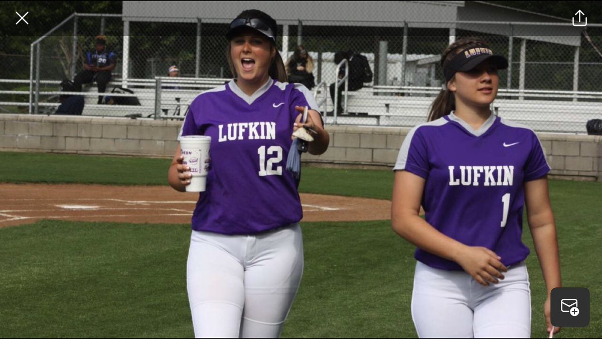LufkinSoftball's tweet photo. Senior Tatum Liles 💜🤍🐾🤍💜 https://t.co/aGVoPAT0JH