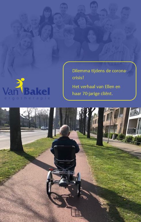 Afweging tussen het psychisch welbevinden van onze cliënten en risico op besmetting met COVID-19 is belangrijk in de uitvoer van ons werk. En wordt ook steeds belangrijker merken we naarmate de maatregelen langer van kracht zijn. 
ergotherapie-vanbakel.nl/nieuws/dilemma…