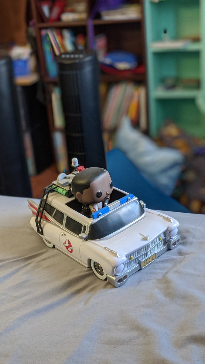 Meanwhile my 9-year-old, Henry, has been exploring still life photography, even setting up a little photo booth in our family room since his bedroom was a bit cluttered. Here are some porgs and Ghostbusters.