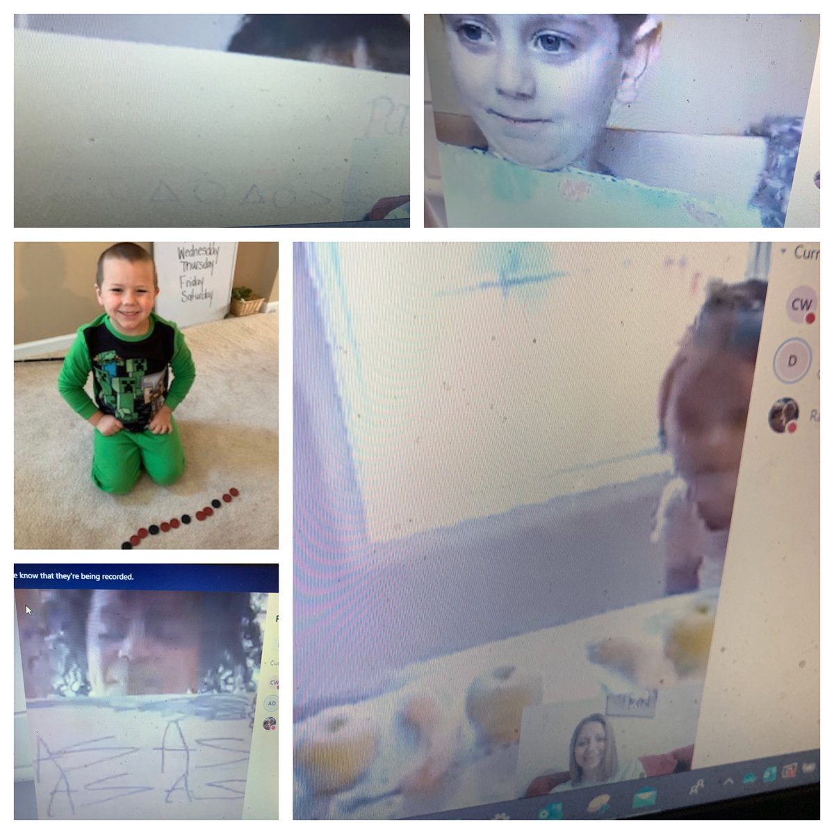 The children created patterns and shared them during our <a href="/MicrosoftTeams/">Microsoft Teams</a> meeting this morning! #prekinders <a href="/RaileneSeguin/">Railene Seguin</a> <a href="/Hasty_Huskies/">Hasty Fine Arts Acad</a> @HastyDLD <a href="/SandiHarrison22/">Sandi Price Harrison</a>