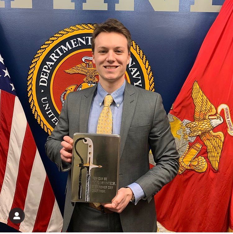 CentreSigmaChi's tweet photo. LEGEND OF THE WEEK: Caleb Anderson ‘22
“Cable” was recently selected for the United States Marine Corps Platoon Leaders Course and will also be attending Officer Candidates School starting in May, a true Leader of Men! https://t.co/9felBSMDjq