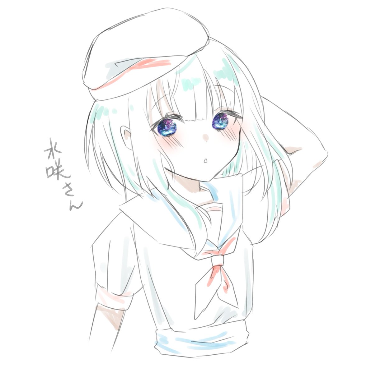 一番最初に描いたからか雰囲気なんか違ったので描きなおした 