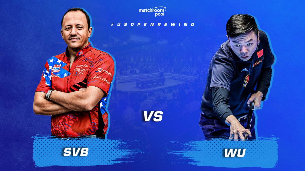 USOpenPool's tweet image. ⏪ On #USOpenRewind tonight: Five-time US Open Pool Championship winner SvB’s dramatic last 16 clash with Wu Jiaqing in full!

Tune in from 7pm on our Facebook page and Matchroom Pool YouTube channel 👊