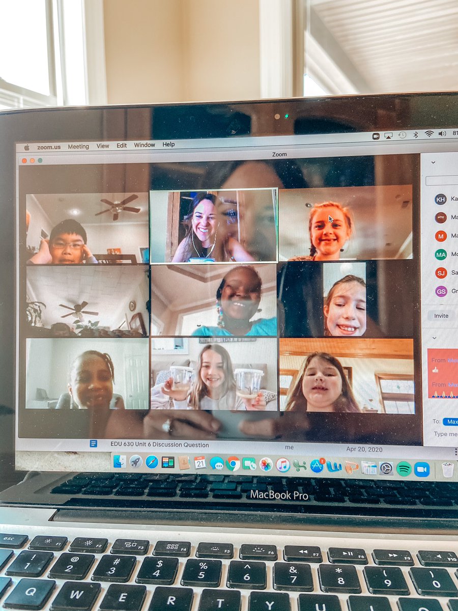 What a fun Zoom meeting this morning with all of these smiling faces!!! 🌞 Hands down the highlight of my week! 

A BIG thank you to <a href="/SudduthLibrary/">Library@Sudduth</a> for joining us as our guest reader this morning! I just have to say, I am SO thankful for technology! 🎉 #SudduthAtHome