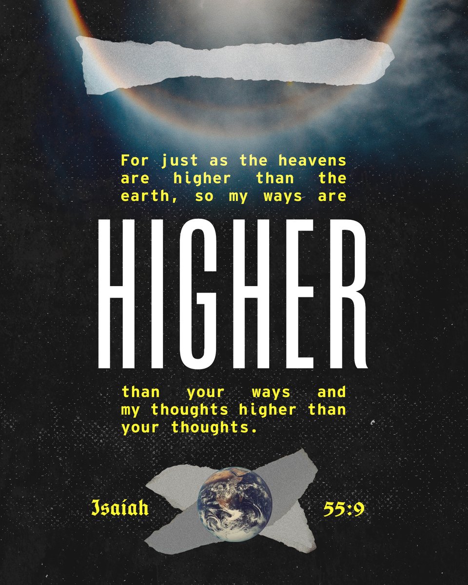 LCBCchurch's tweet image. Isaiah 55:9 || For just as the heavens are higher than the earth, so my ways are higher than your ways and my thoughts higher than your thoughts. #Verse #VerseOfTheWeek #LCBCchurch