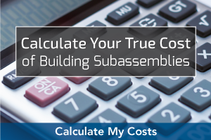 MCLIndustries's tweet photo. It can be difficult to estimate how much your subassemblies are going to cost to build in-house. Use our Build vs. Buy calculator to get an idea of how much it's going to cost your company to build your subassemblies.  https://t.co/ioc4IYjSpI https://t.co/zsuYualayY