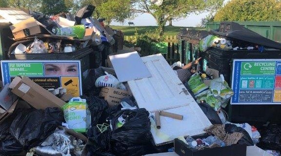 We dealt with 26% more fly-tips than usual last week. Remember leaving items outside charity shops or dumped at recycle sites is fly-tipping and you could face a hefty fine. Please hang on to your things until normal service resumes.