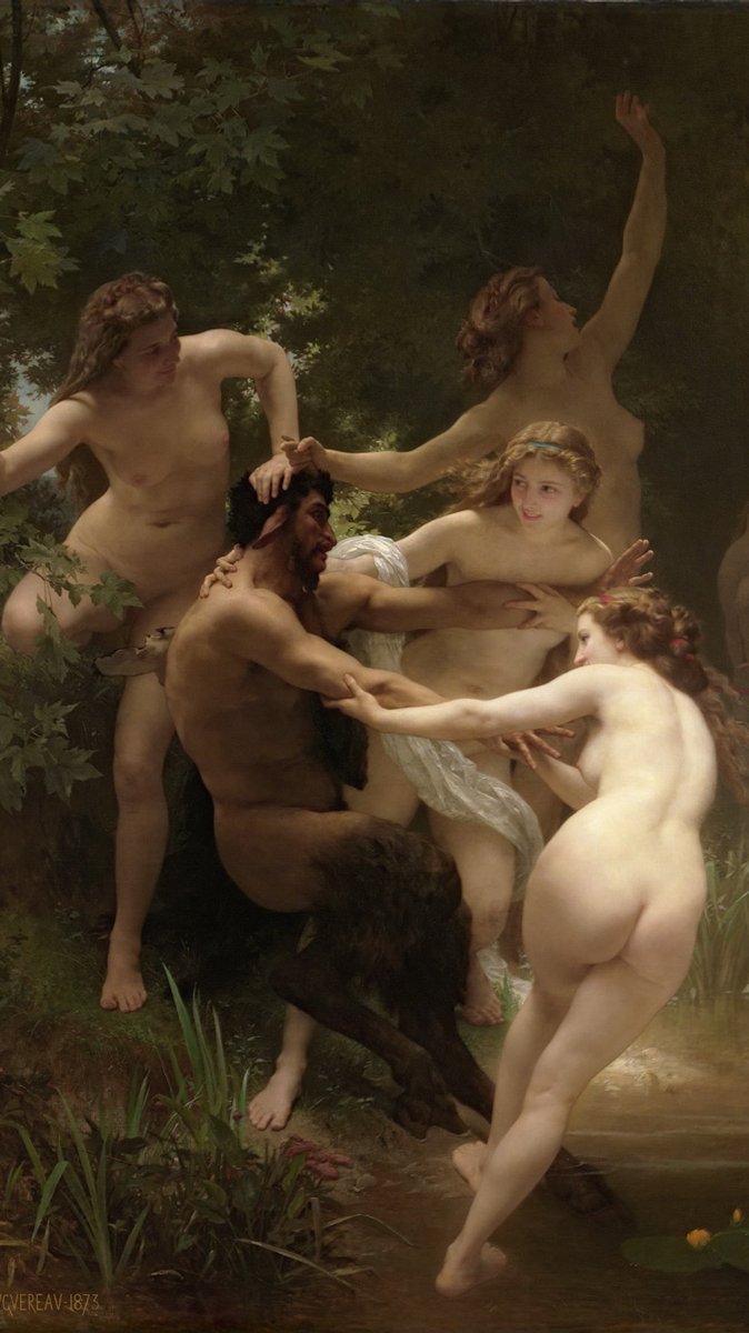 William-Adolphe Bourguereau (♡︎)1 — Nymphs and Satir2 — Dante and Virgil 3 — The Birth of Venus 4 — The Abduction of Psyche