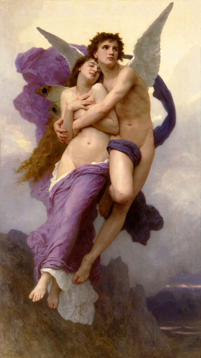 William-Adolphe Bourguereau (♡︎)1 — Nymphs and Satir2 — Dante and Virgil 3 — The Birth of Venus 4 — The Abduction of Psyche
