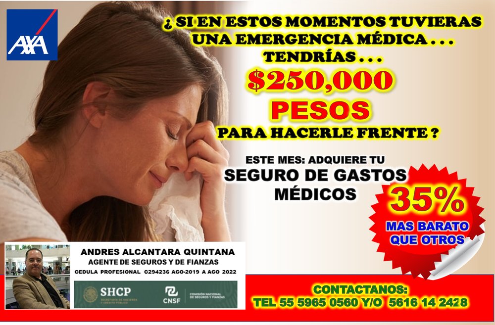CBSNetSAdeCV's tweet image. Ante esta situación de Riesgos en la Salud, vale la pena voltear hacia quienes pagarán por nosotros en un Hospital . . .
Y TU?
YA TIENES TU SEGURO DE GASTOS MEDICOS?

Se que necesitas una
"TARJETA INFORMATIVA"
De este Seguro:

DESCARGALA AQUÍ:
cbsnetmd.com.mx/seguro-de-gmm/