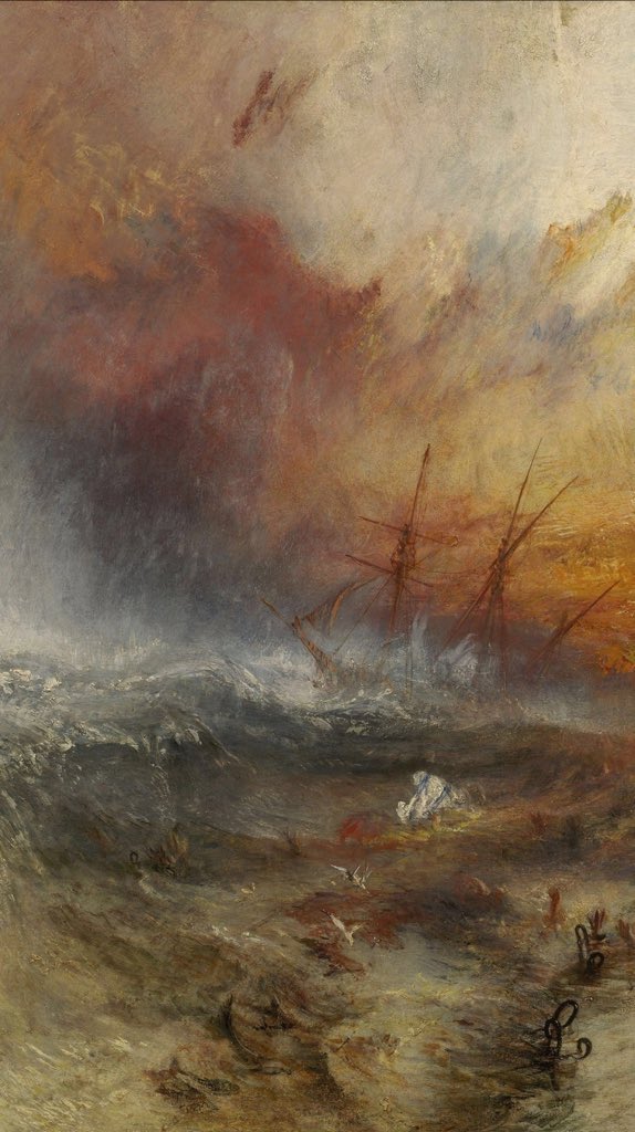 J. M. W. Turner 1 — The Fighting Temeraire 2 — The Slave Ship3 — Rain, Steam and Speed – The Great Western Railway4 — Snow Storm: Steam-Boat off a Harbour's Mouth