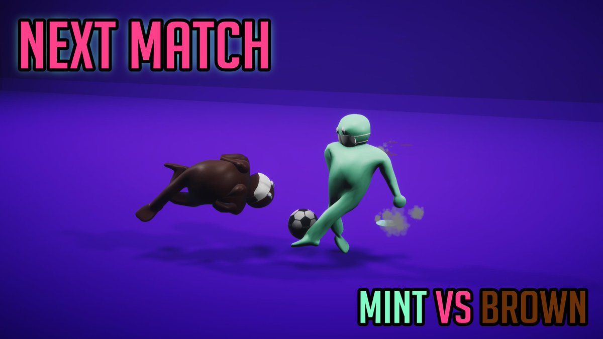 SeriousArena's tweet photo. ⚽ 𝗡𝗲𝘅𝘁 𝗟𝗲𝗮𝗴𝘂𝗲 𝗠𝗮𝘁𝗰𝗵!

We will watch Brown VS Mint battling it out on Youtube!

The Gravis are going to get sweaty, they always give their 100% to the cause.

𝗪𝗵𝗼 𝘄𝗶𝗹𝗹 𝘆𝗼𝘂 𝗿𝗼𝗼𝘁 𝗳𝗼𝗿?

#football #soccer #madewithunity #funnysports #youtubecreators https://t.co/031ltRkCI7