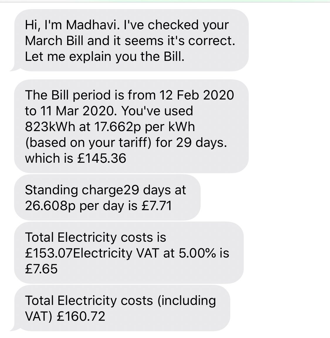 DeboraCrimella's tweet photo. Hi @BritishGas ! I’ve been trying to get help to dispute £600 in bills for an empty property (during said bills period) and the only appliance in it was a fridge. Your team is now trying to teach me basic math bill-by-bill instead of answering my question, can you help!? https://t.co/QNDikUSNeL