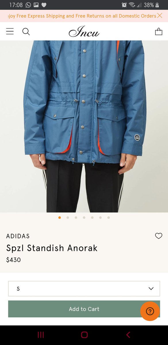 adidas spezial standish anorak