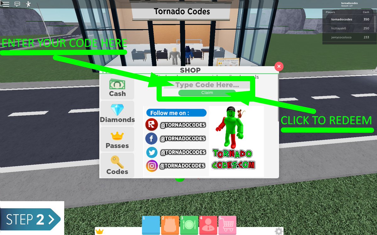 Tornado Codes On Twitter Roblox Restaurant Tycoon 2 Codes Full List You Can See All Active Promotions For This Game From The Link Below Https T Co 9chrx7mmer Restauranttycooncodes2codes Robloxrestauranttycoon2codes - restaurant tycoon in roblox free robux code redeem