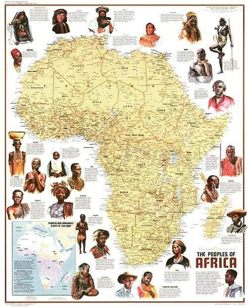 Africa is the world's most diversed continent. Since creation began in Africa and Africa is considered to be the natural home  of Man, then it is absolutely normal to see people from other parts of the world who have African resemblances.