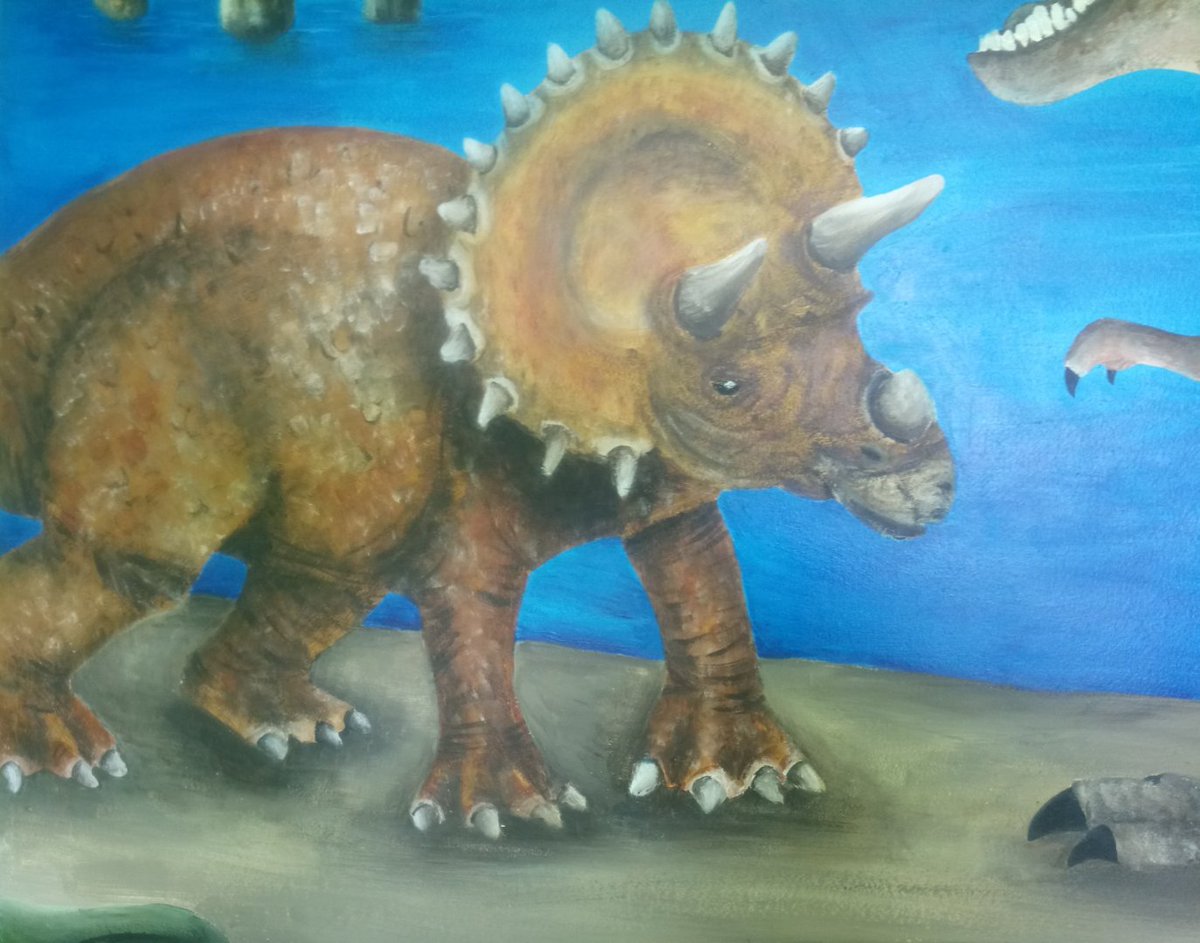 Murals And Wall Art by Jo Bell on Twitter "A dinosaur bedroom painted