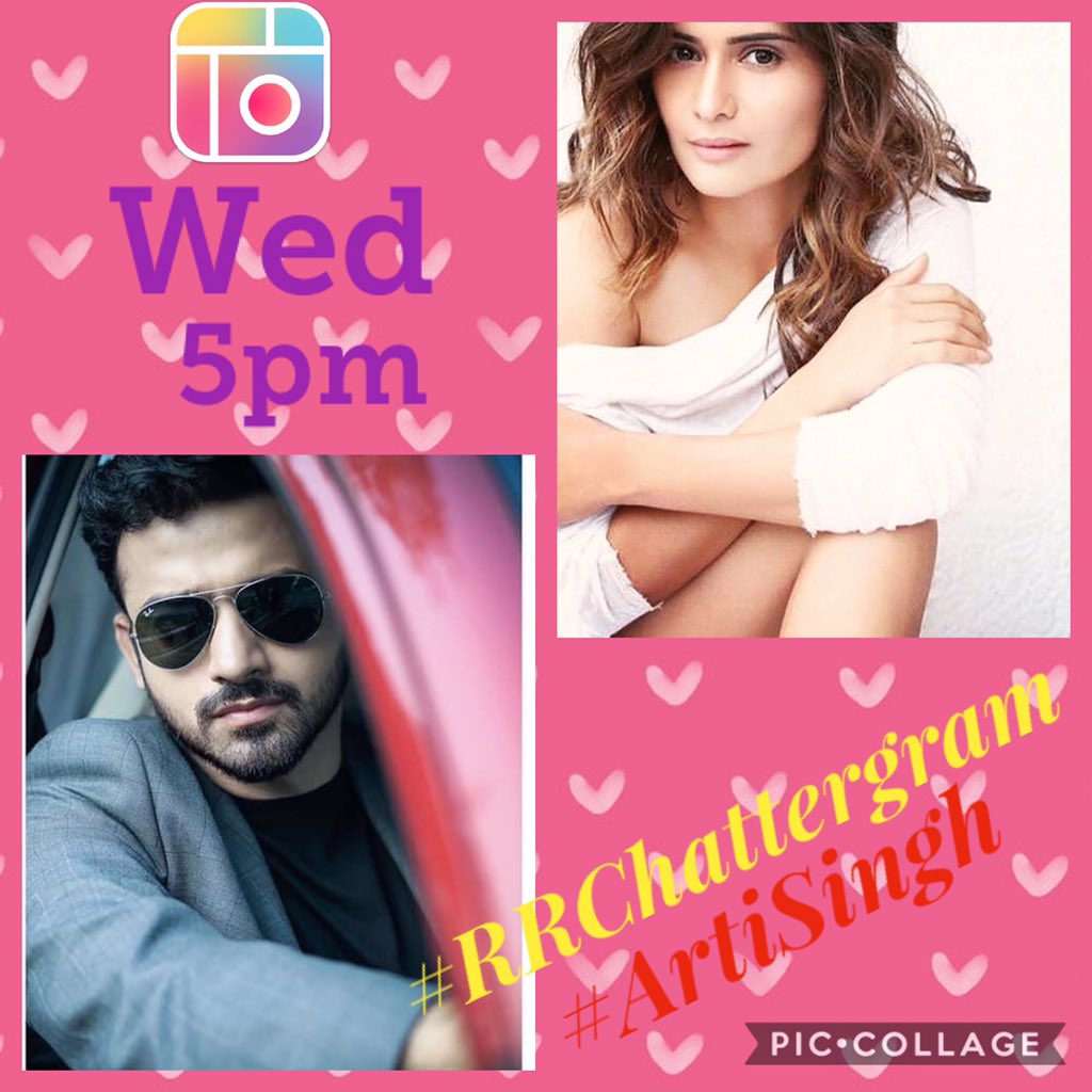 Tomorrow Evening Catch @ArtiSingh005 Live on #RRChattergram at 5pm 🔥🔥🔥🧨🧨🧨🌟🌟🌟 Arti is one of the most fun loving honest talented Actress and having a great sense of Humour 🤗😘🤘#RRLovesYou #ArtiSingh #romitraj #romitrajprasher #Chat #goodtimes #love #BigBoss