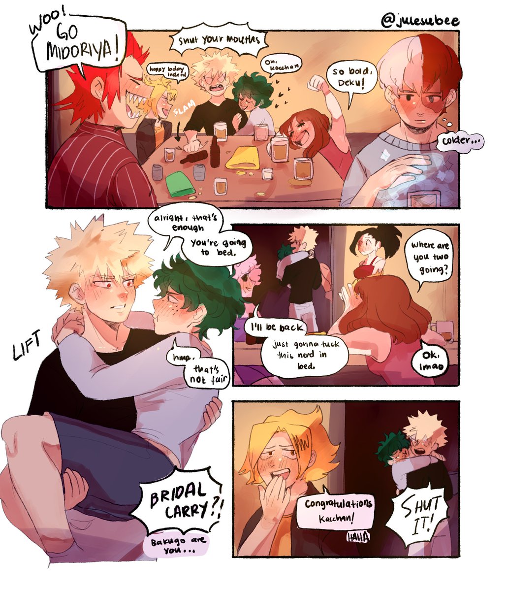 a surprise for the birthday boy?

#爆豪勝己誕生祭2020
#爆豪勝己生誕祭2020 
#bkdk #mha 