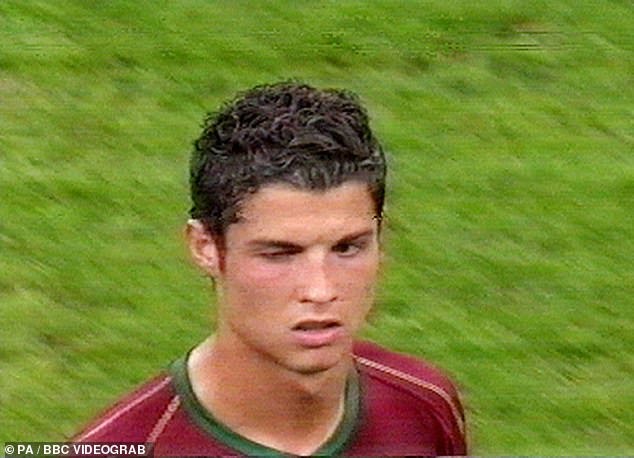 2005/06The Infamous winkTelevision cameras caught Ronaldo's cheeky wink after Rooney was sent off in The 2006 World Cup quarters.