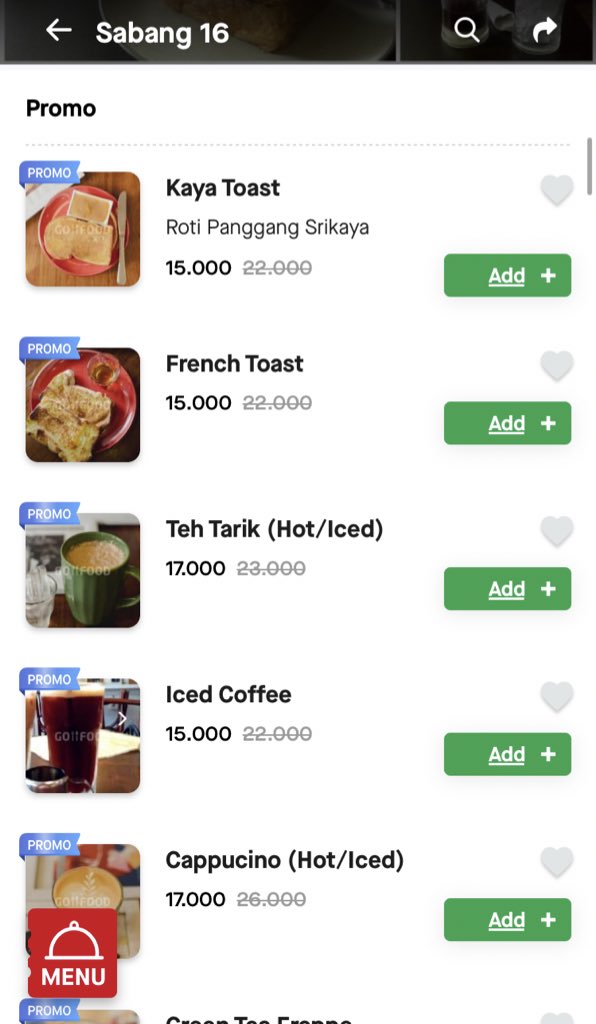 TimMarbun's tweet photo. Teman2, mulai bsk @Sabang16 mengalihkan pendapatannya demi mempertahankan karyawan, hingga waktu yg blm bs ditentukan.

Pesan lwt GoFood, Harganya kini lbh murah drpd pertama kali buka 10thn lalu.

Pelanggan senang, karyawan tenang =) 

Bantu share ya

Slmt Menikmati! 🙏🏼 https://t.co/DJAdnwNqSv