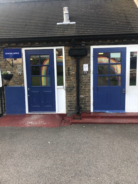 ArkBentworth's tweet photo. Ark Bentworth is spreading some positivity with our door rainbows 🌈 https://t.co/OJ6WsI6QH4