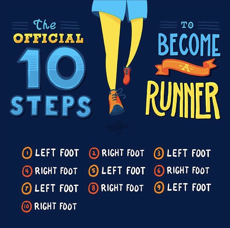 Just start running.

#brooksrunning #runhappy