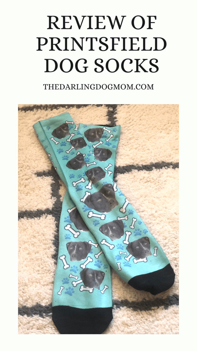 Review of PrintsField Dog Socks thedarlingdogmom.com/review-of-prin…