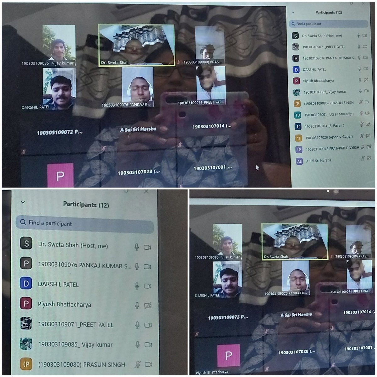 DrSwetaShah2's tweet image. 21-4-2020
#ZoomLecture
#PARULUNIVERSITY 
#BeHereBeVibrant
#STAYSAFE 
#STAYHOME