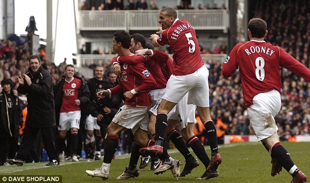 2006/0724th February 2007Ronaldo scored a stunning solo goal at Fulham, just one of many crucial strikes that help United to their first league title since 2002-03.