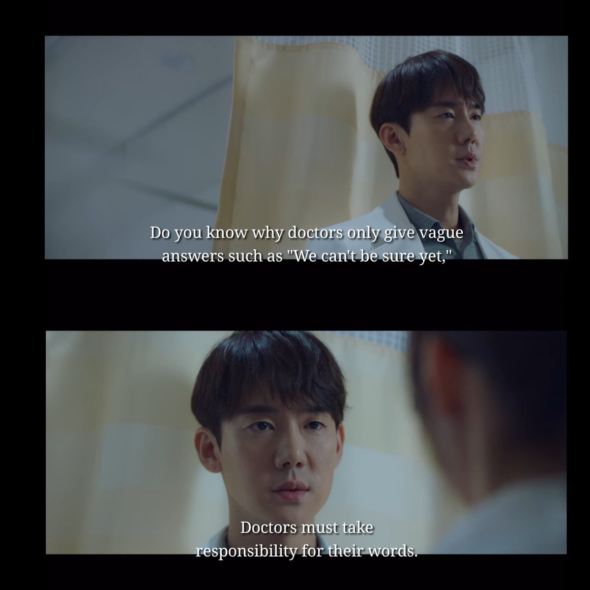 Songhwa and Jungwon have emphasized on the philosophy of how doctors should be careful with their words and thread lightly with promises, highlighting the limitations of their capabilities. #HospitalPlaylist  #슬기로운의사생활  #송화  #정원  #전미도  #유연석  #JeonMido  #YooYeonSeok
