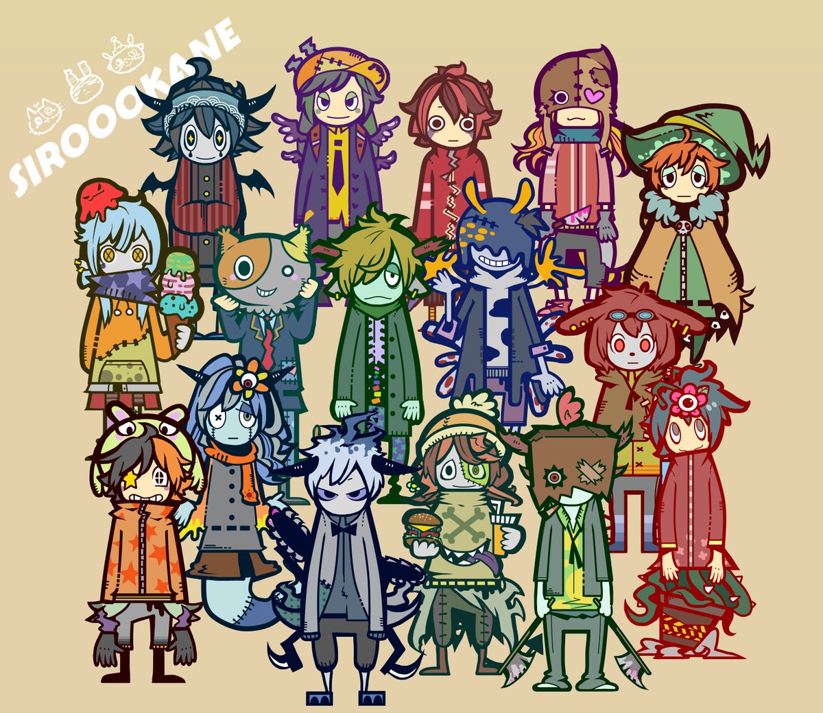siroookane's tweet image. 創作過去絵😬