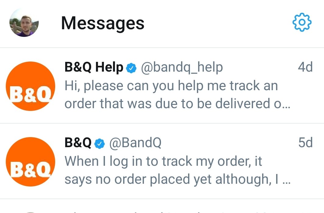 Seanwhusmith's tweet photo. @bandq_help @BandQ 
Still no contact from you, DM sent 5 days ago, how can it take so long for you to contact me with an update?? https://t.co/nSyssrqhtb
