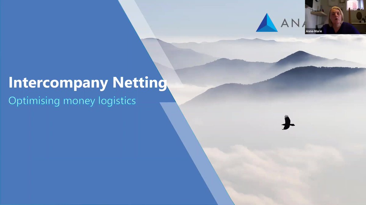 AnalysteOy's tweet image. Watch our short webinar about Intercompany netting with guest speaker, David Kelin (DNA Treasury), offering some interesting advice to Treasurers and Financial Directors considering the first-step to centralising financial relations amongst subsidiaries: hubs.ly/H0pHKgM0