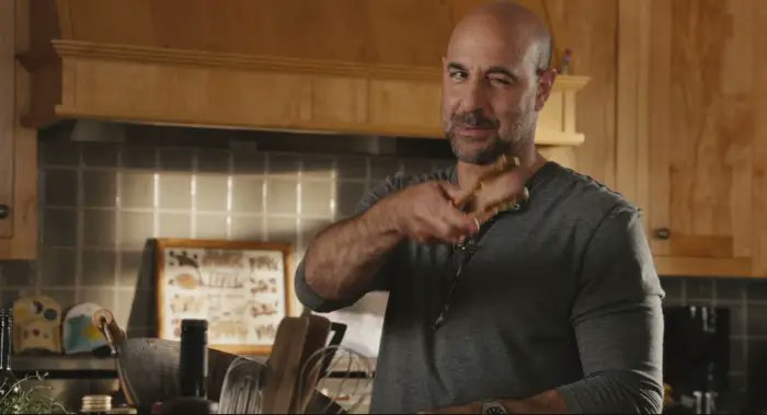 An Ode to Stanley Tucci's ForearmsWhen Stanley's cooking dinnerhis sleeves get in the way.But when he rolls them upit makes us feel some kind of way.It's not just that they're hairy,or muscular, or tan.It's all these things and morethat give us no choice but to stan.