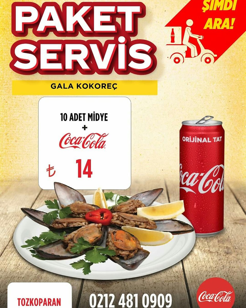 Midye&amp;Coca-Cola Muhteşem İkili
#GalaKokoreçTozkoparan #CocaCola #Lezzet #MidyeDolma #FerahlatanTat