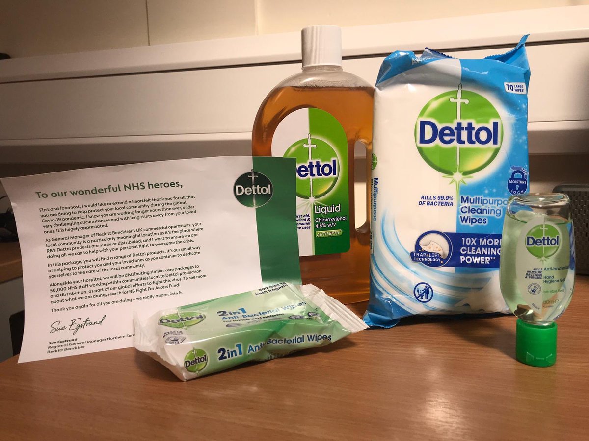 ot_nuh's tweet photo. Thanks @Dettol for our gifts. #teamnuh #NHS #NUH #letsgetcleaning https://t.co/V51ZSXbP2G